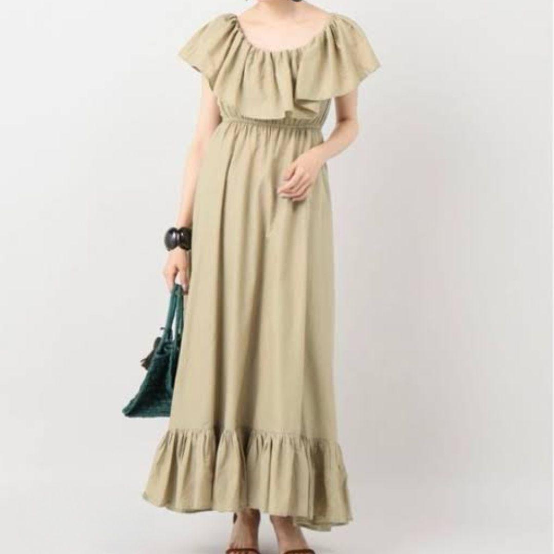 試着のみ MARIHA マリハ ワルツのドレス ワンピース カーキ