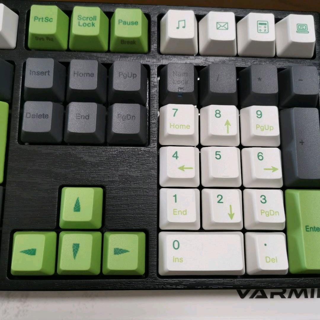 超激得新品 varmilo キーボード 東プレ niz 静電容量無接点 パンダ ローズ軸 bnVPr-m21310731588 新作定番人気