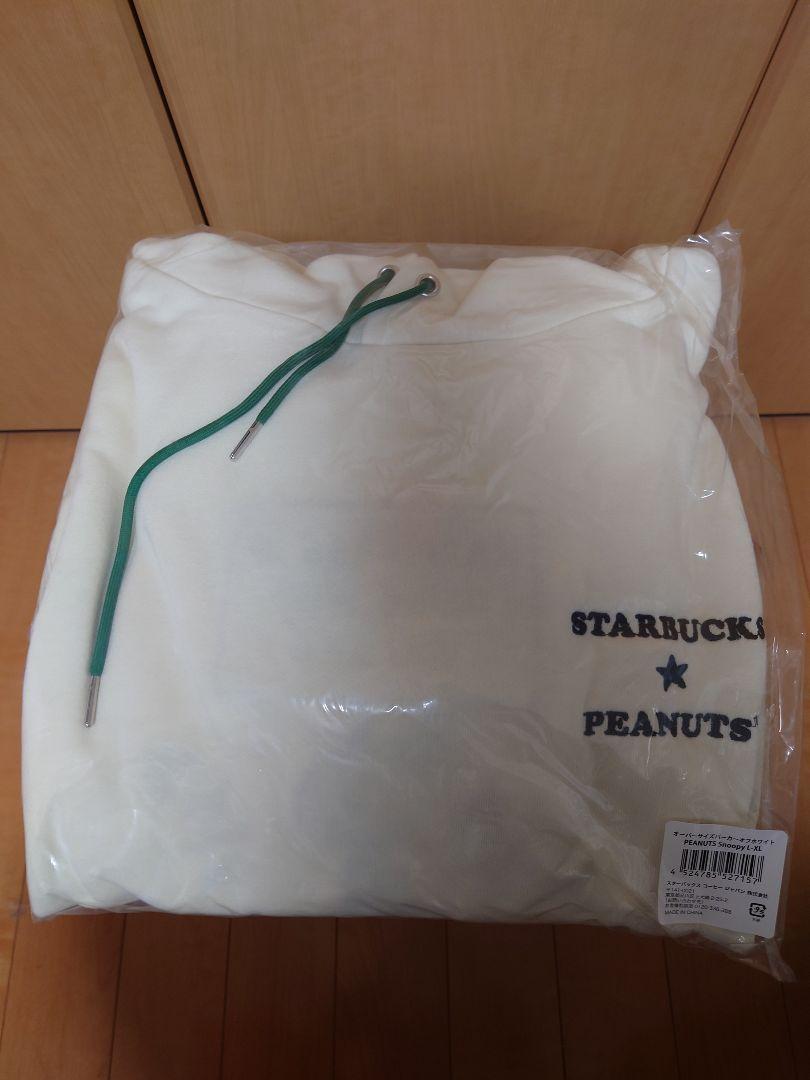 オーバーサイズパーカー オフホワイト PEANUTS Snoopy L-XL