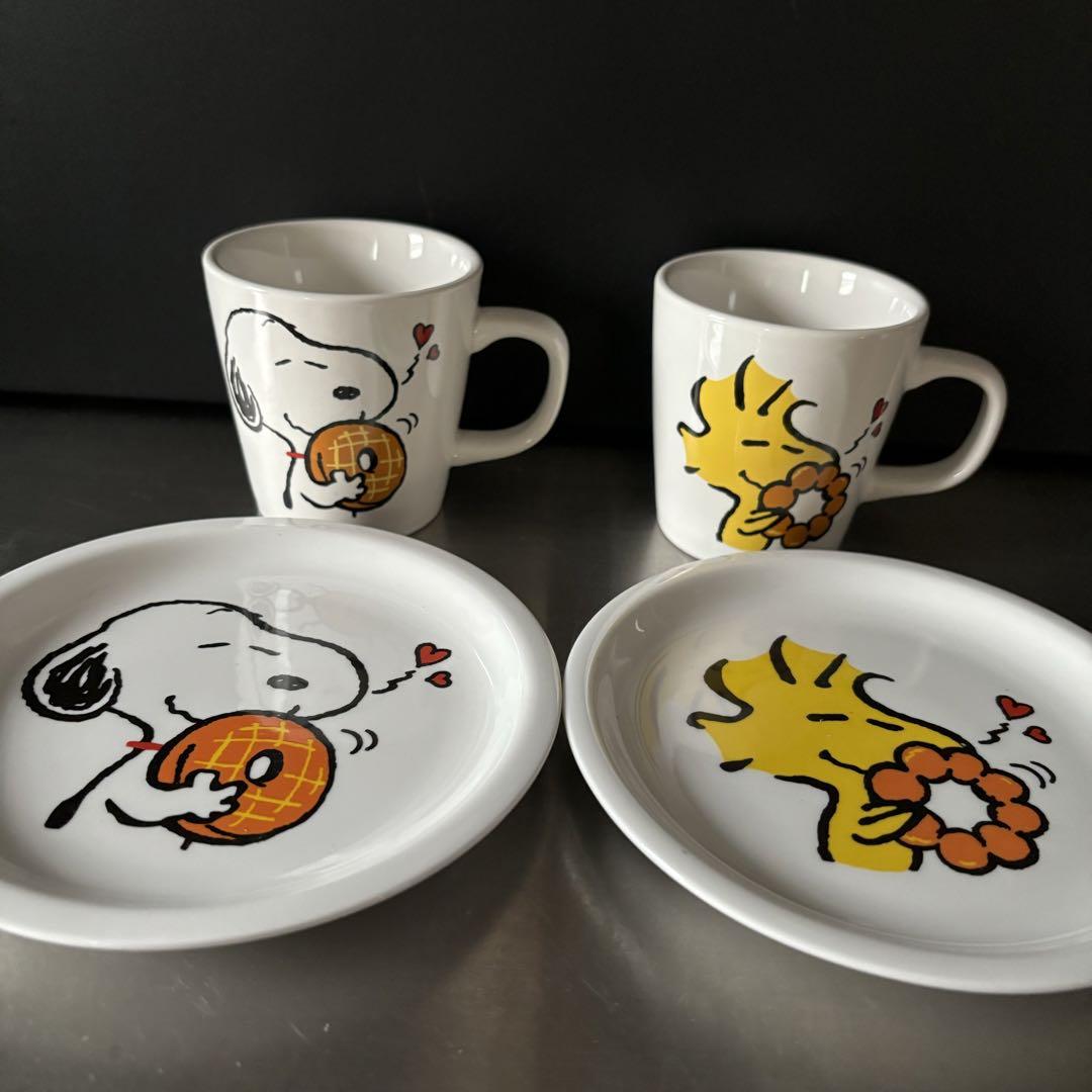 スヌーピー ミスド 2011 マグカップ プレート 景品 SNOOPY 未使用