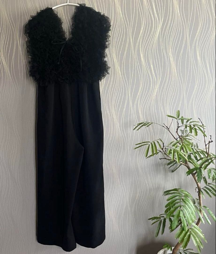 2025SS MEISM Re:EDIT チュールフリルドッキングオールインワン 2025SS MEISM Re:EDIT チュールフリルドッキングオールインワン