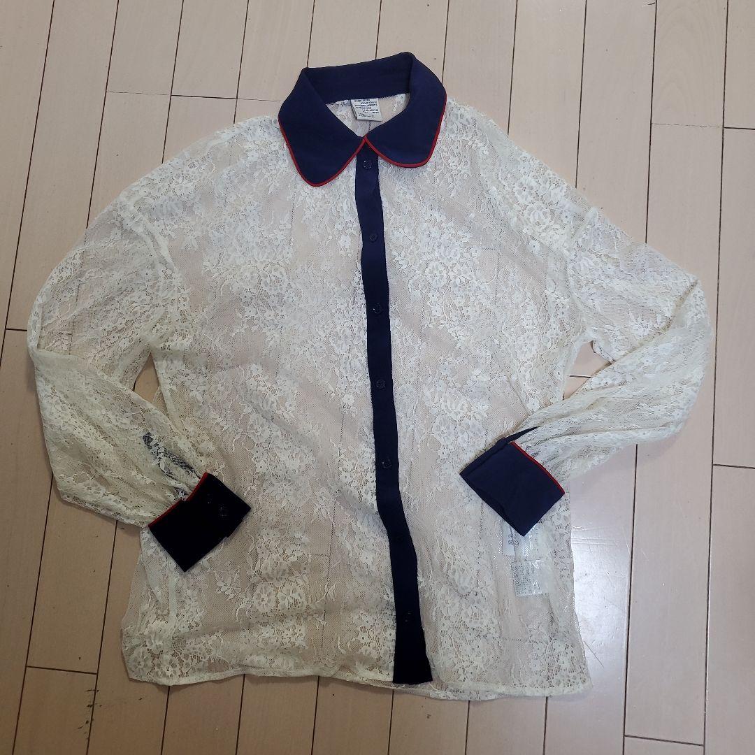 BAUM UND PFERDGARTEN レース長袖ブラウス 36 シャツ