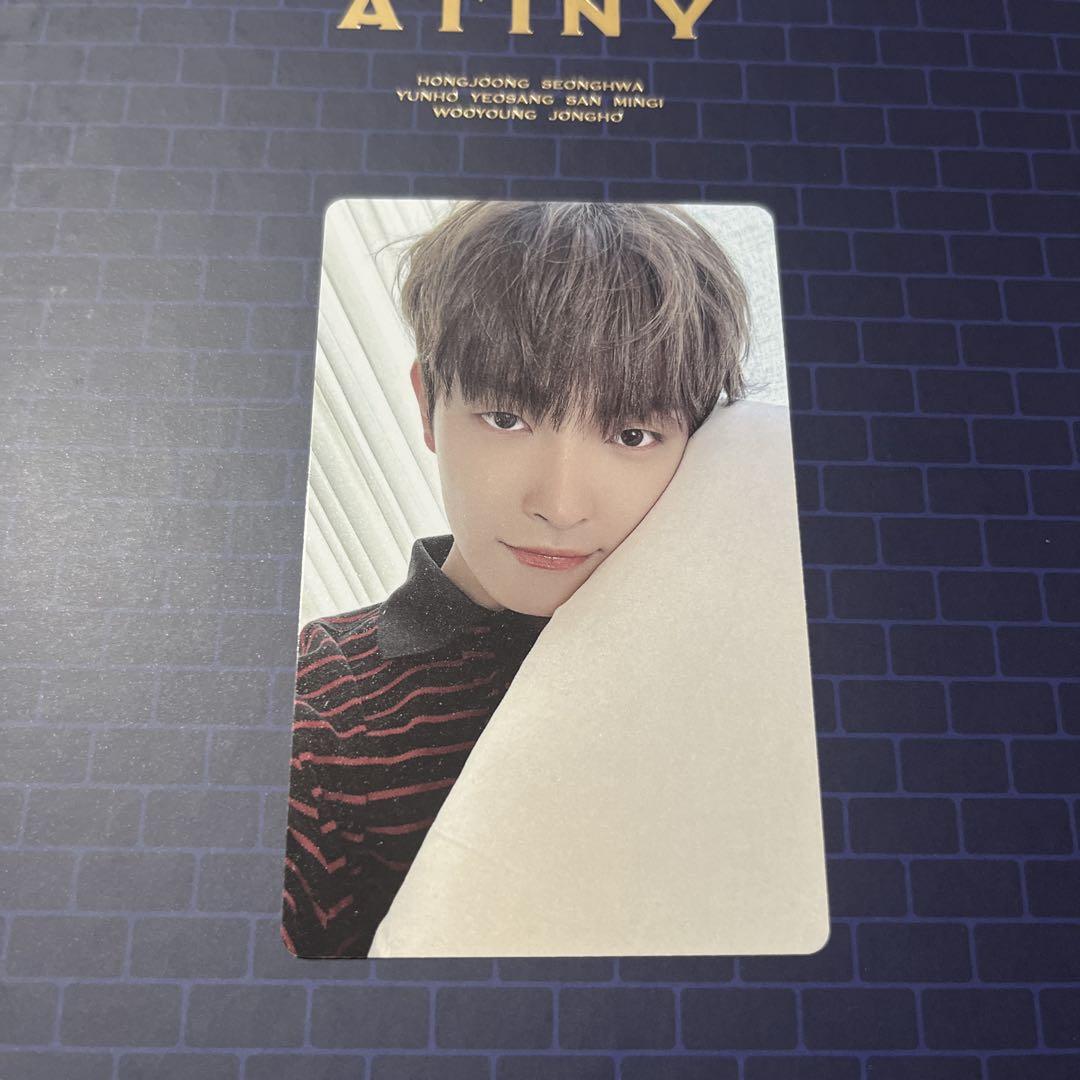 高評価！ ATEEZ 韓国メンバーシップキット6期 ホンジュン トレカ - メルカリ タレントカード