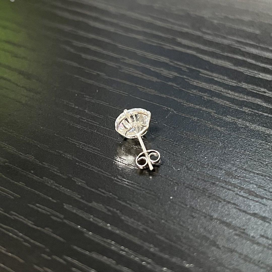 AVALANCHE アバランチ 14Kホワイトゴールド スタッズ ピアス 7mm