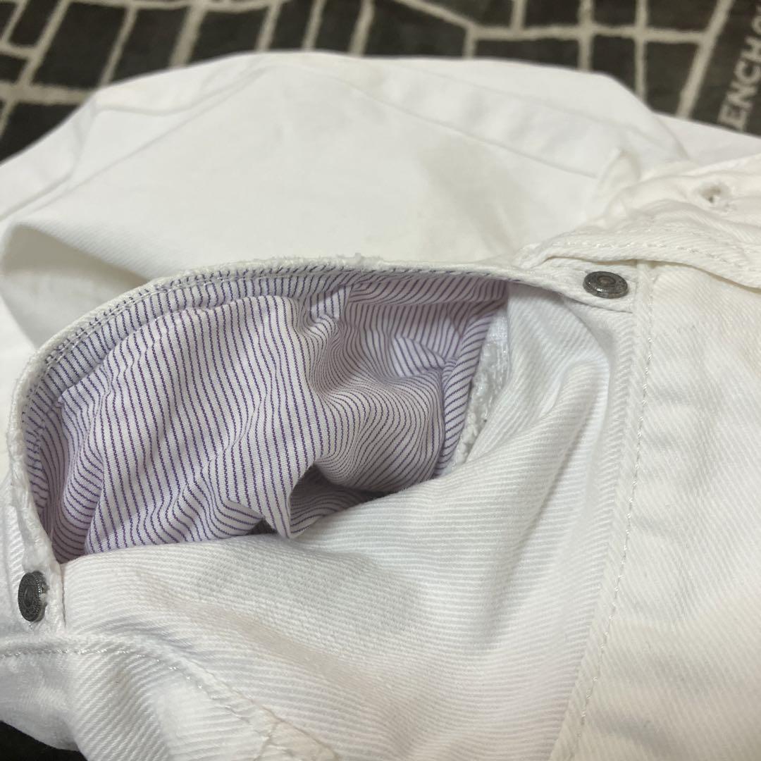 美品eleventy｜5TASCHE｜ホワイトデニム31｜イタリア｜ヴィンテージ