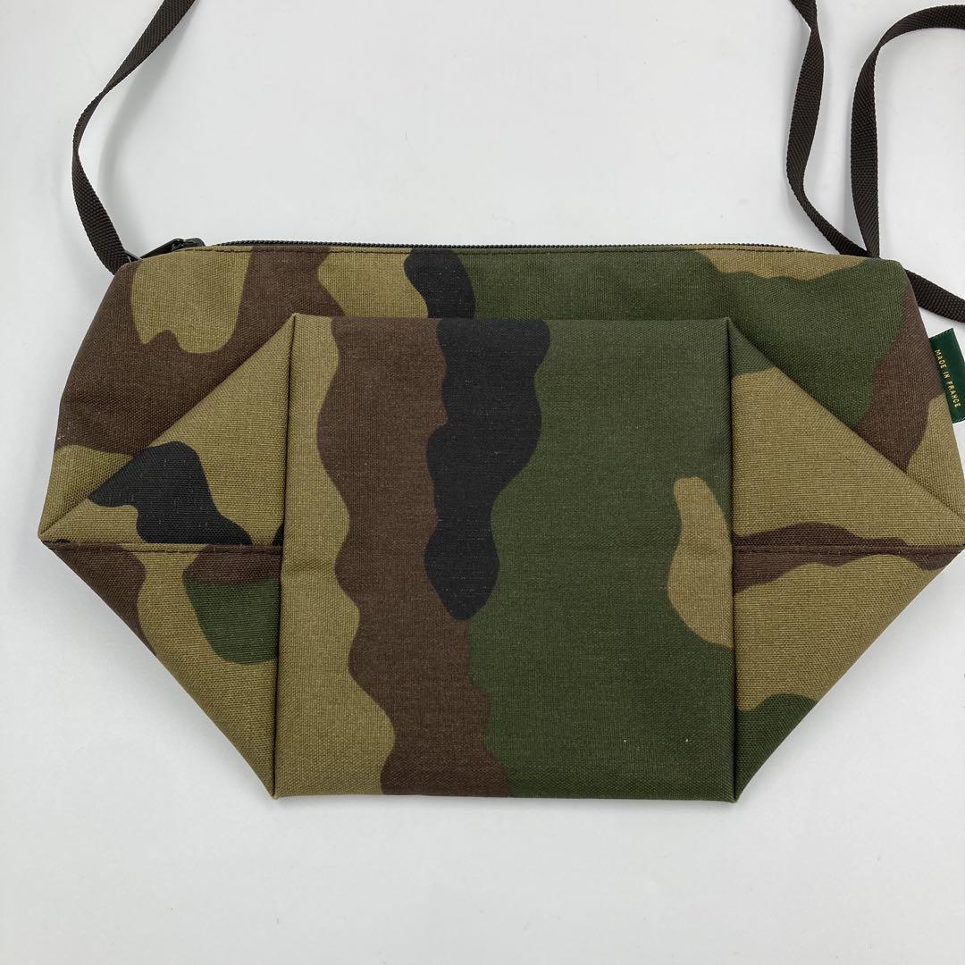 美品】エルベシャプリエ ショルダーバッグ グリーンレーベル別注 カモフラ 迷彩柄 美品】エルベシャプリエ ショルダーバッグ グリーンレーベル別注