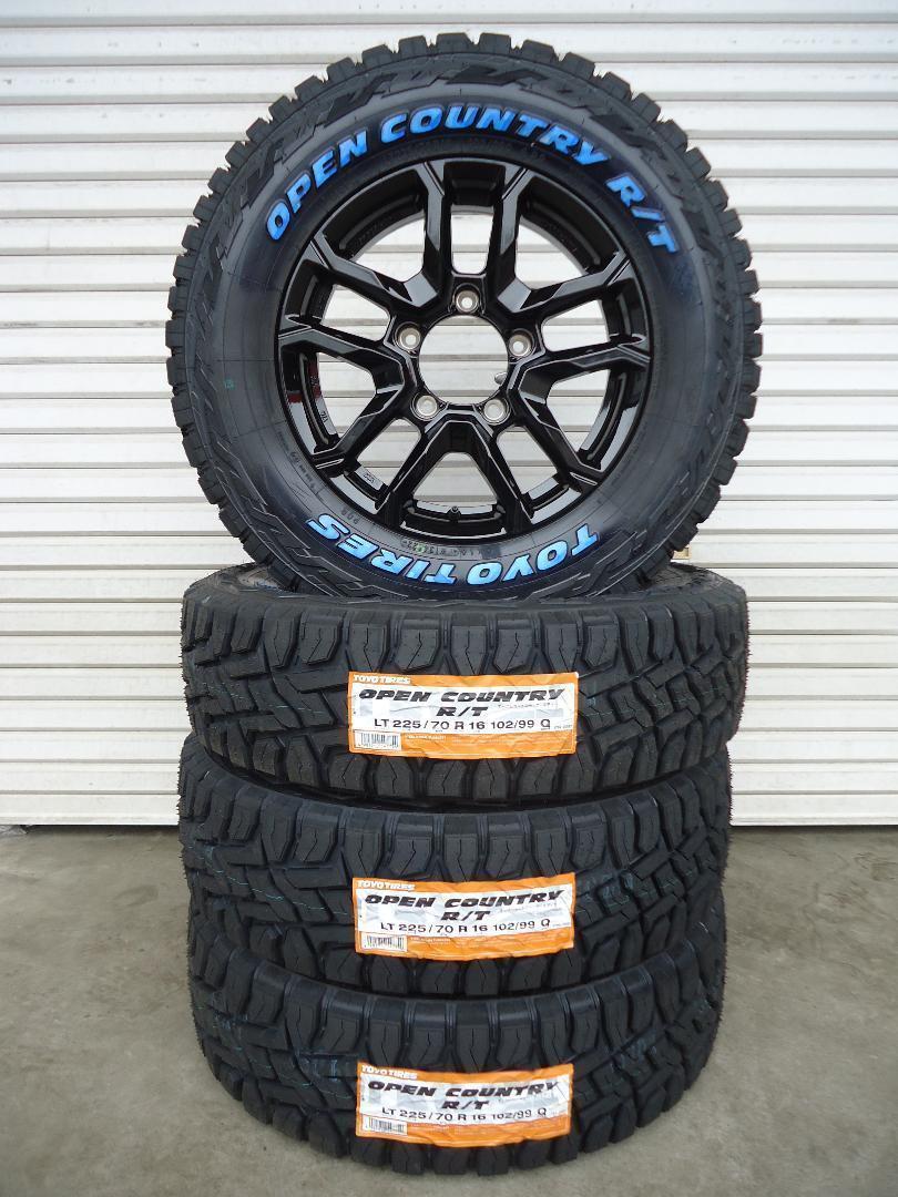 送料込☆TOYOオープンカントリーR/T225/70R16☆ジムニー