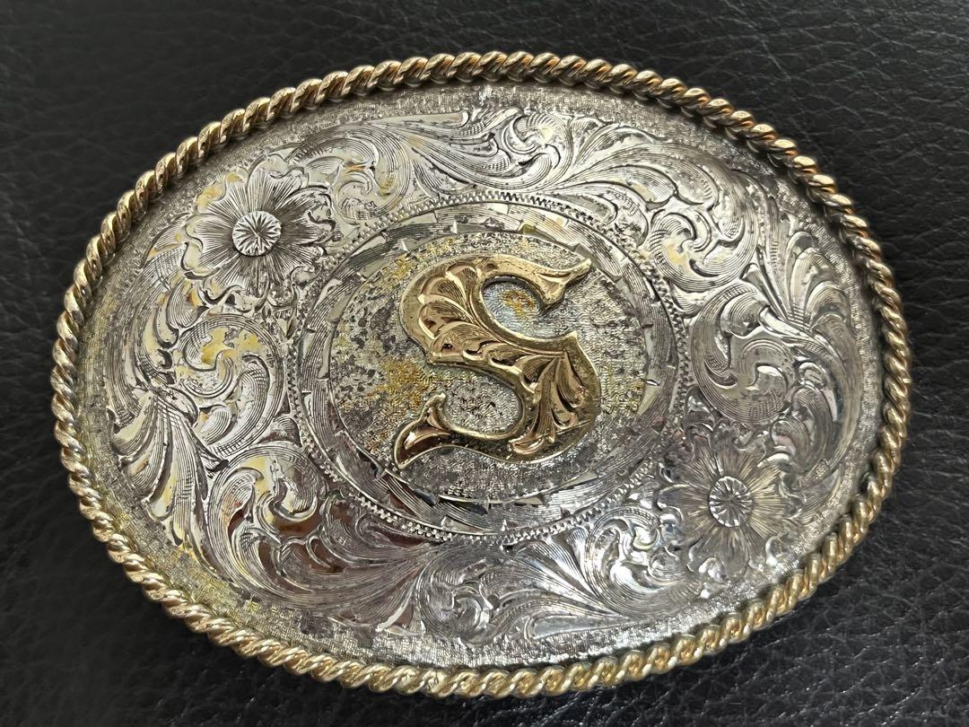 Montana Silversmiths スターリングシルバープレート　バックル