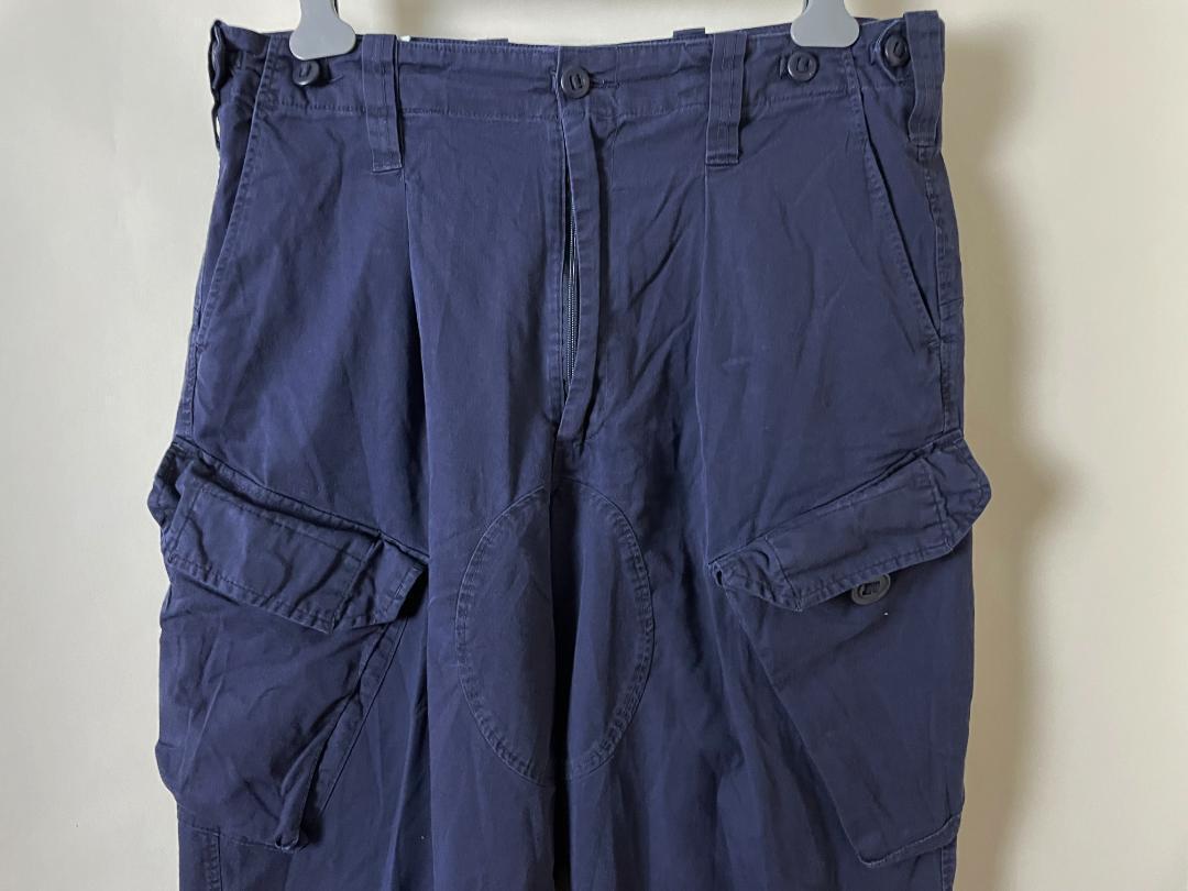 訳あってお買い得！30～80％OFF 激安00sイギリス軍実物 ROYAL NAVY コンバットパンツ 軍パンW96 パンツ