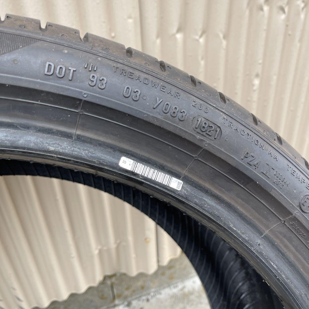 255/35R19 PIRELLI PZERO RUNFLATMOE2021年製