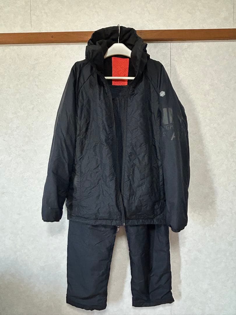 asics 暖ウインドブレーカー ウォーマーセットアップXL(LL)・asics