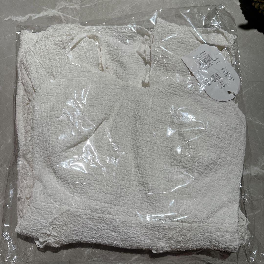 カスケードレースキャミワンピース WHT ホワイト 白 WHITE フリー