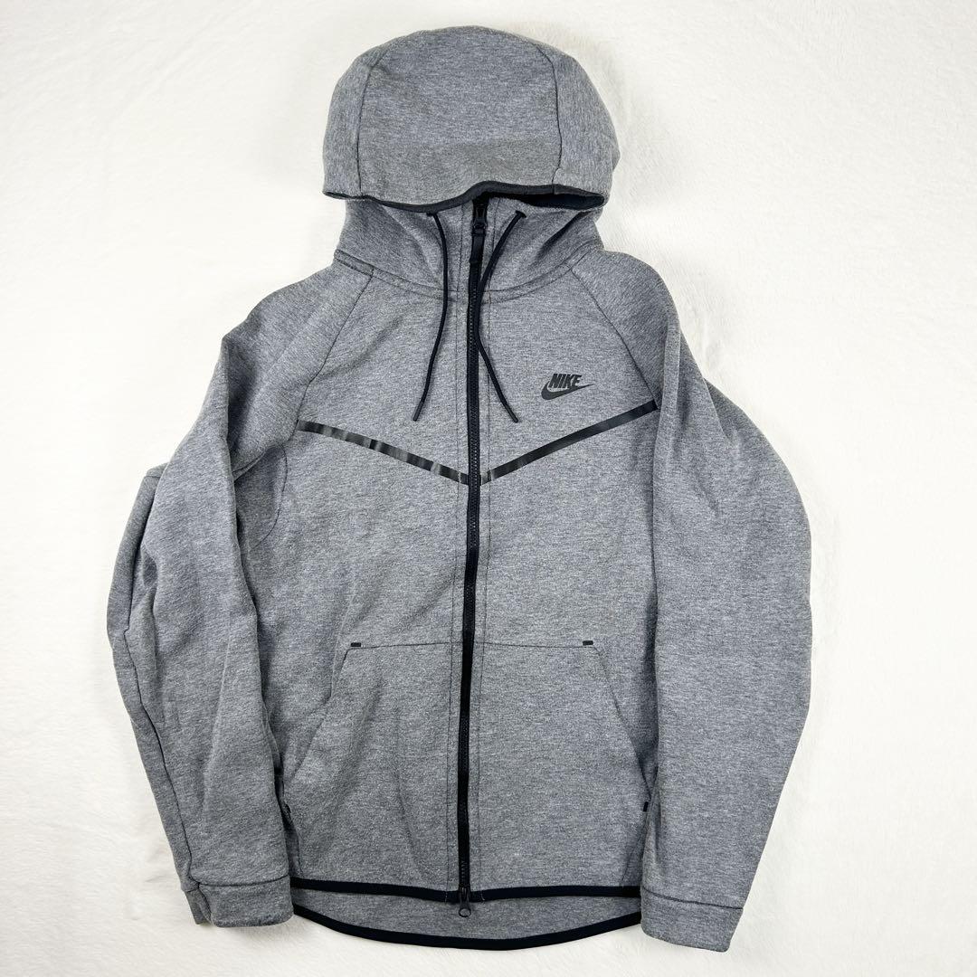 b1220【NIKE】廃盤モデル　セットアップ　上　テックフリース　パーカー　S