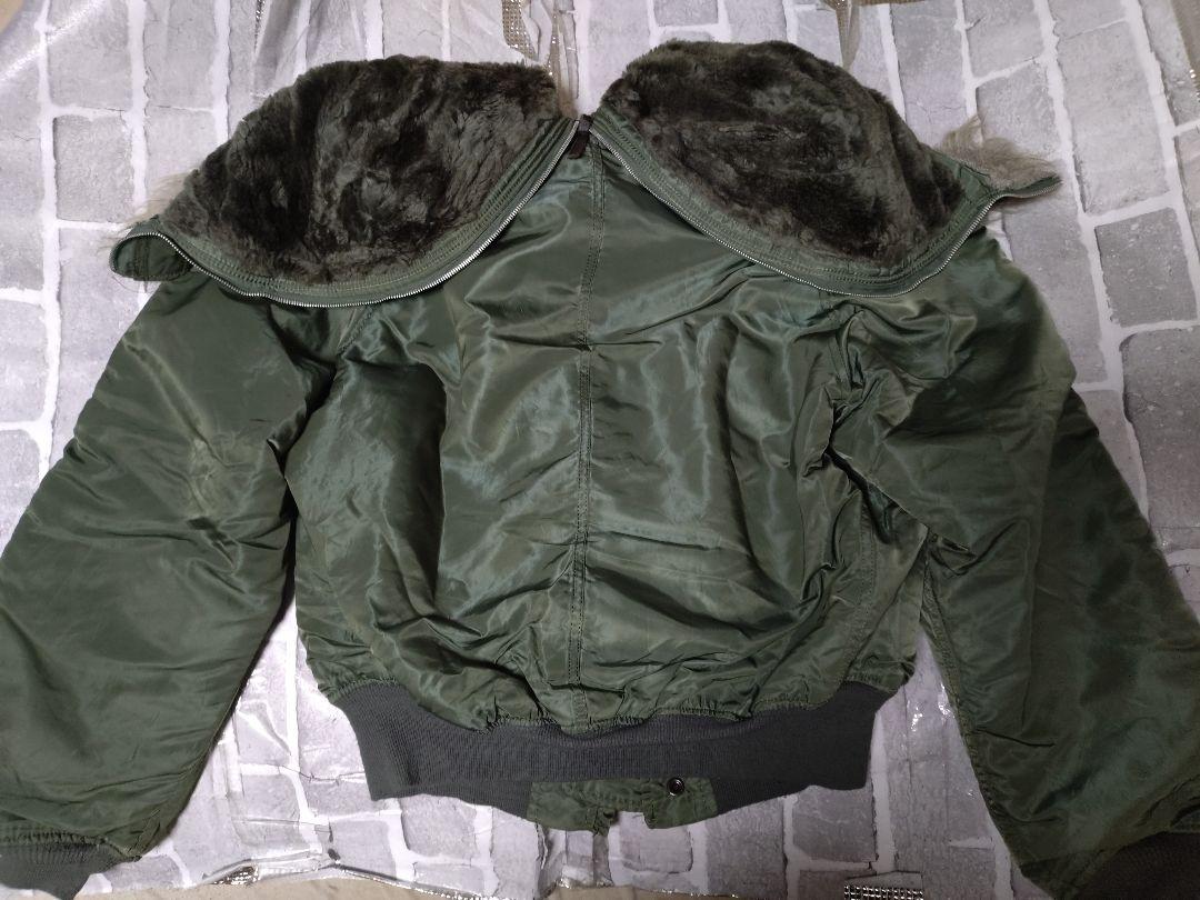 【ビンテージ美品】【アルファ】【N-2B】【Lサイズ】【定番カーキ】【USA製】