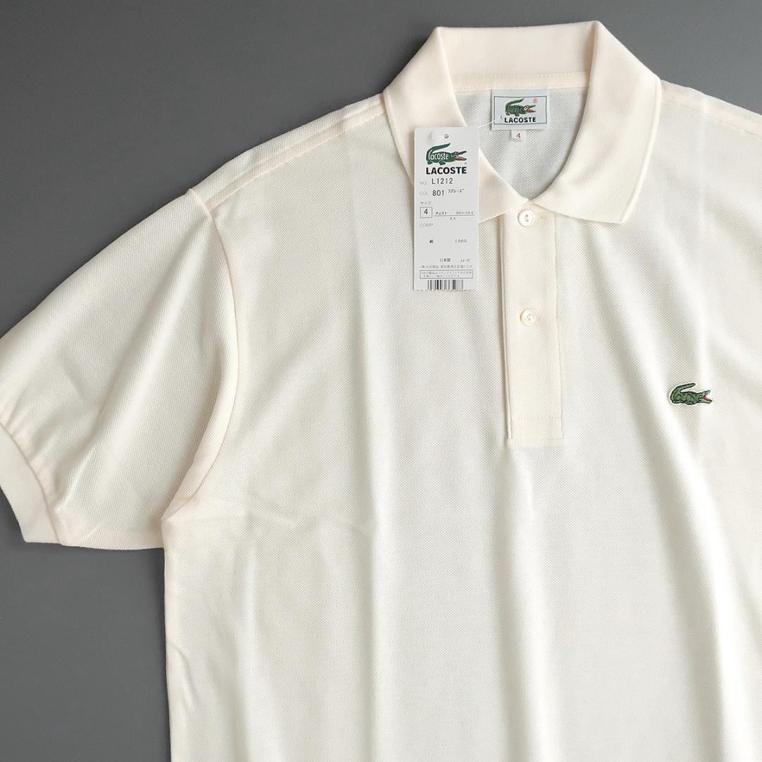【90s 新品】 LACOSTE ラコステ ポロシャツ 鹿の子コットン
