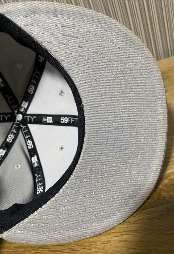 New Era 59FIFTY グレーキャップ 7 3/8