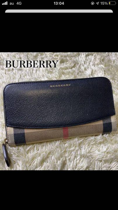全商品オープニング価格 特別価格】 美品✨バーバリー 黒 長財布