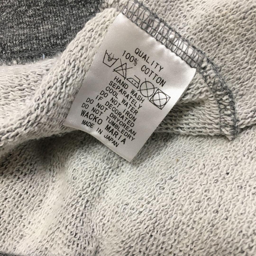 【WACKOMARIA】ワコマリア ジップパーカー M グレー