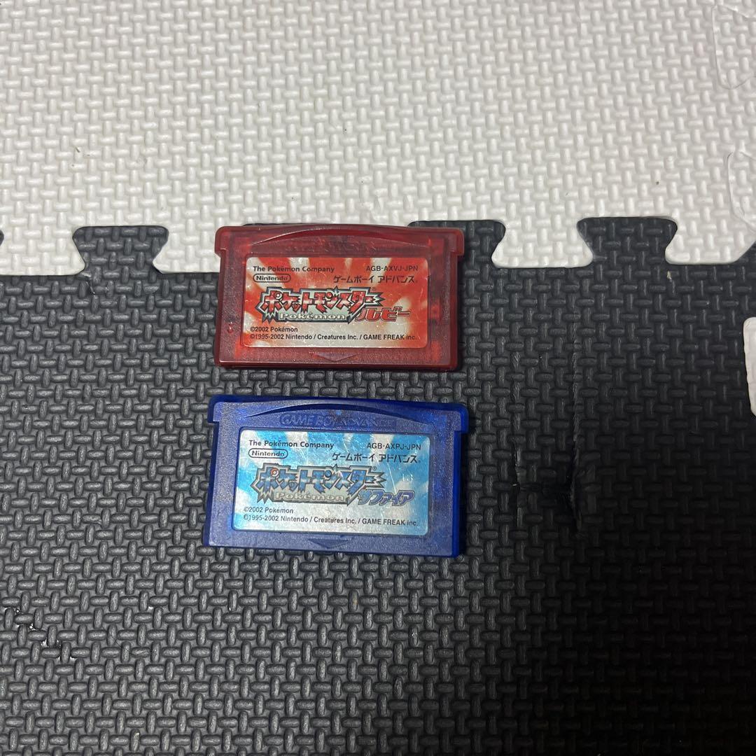 ポケットモンスター ルビー・サファイア 2本セット - メルカリ