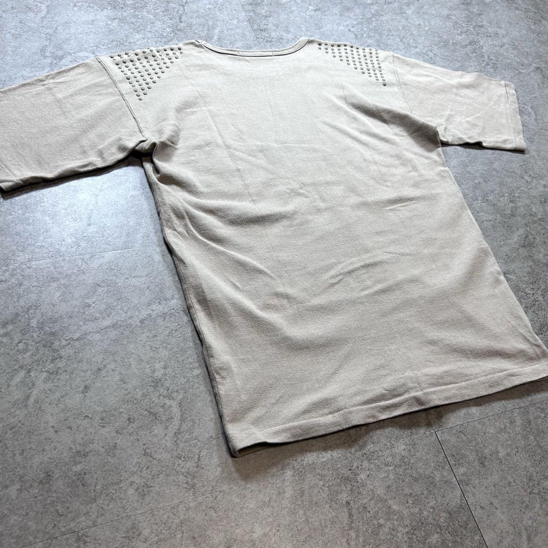 激レア/筆タグ/80s【Issei miyake】立体 ドットTシャツ/スタッズ
