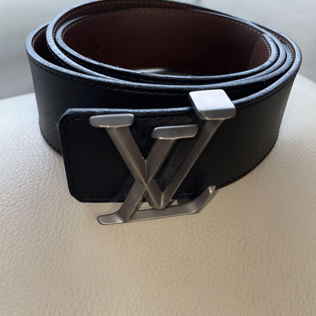 LOUIS VUITTON LVロゴバックルベルトメンズ