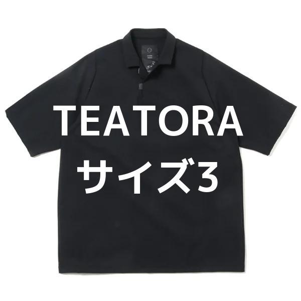 美品　レアサイズ teatora polo shirt サイズ3】 TEATORA CARTRIDGE POLO SHIRT SM - メルカリ