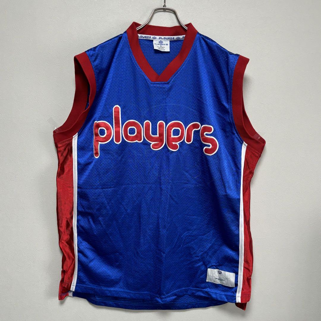 players 33 プレイヤーズ タンクトップ ノースリーブ shirt 青