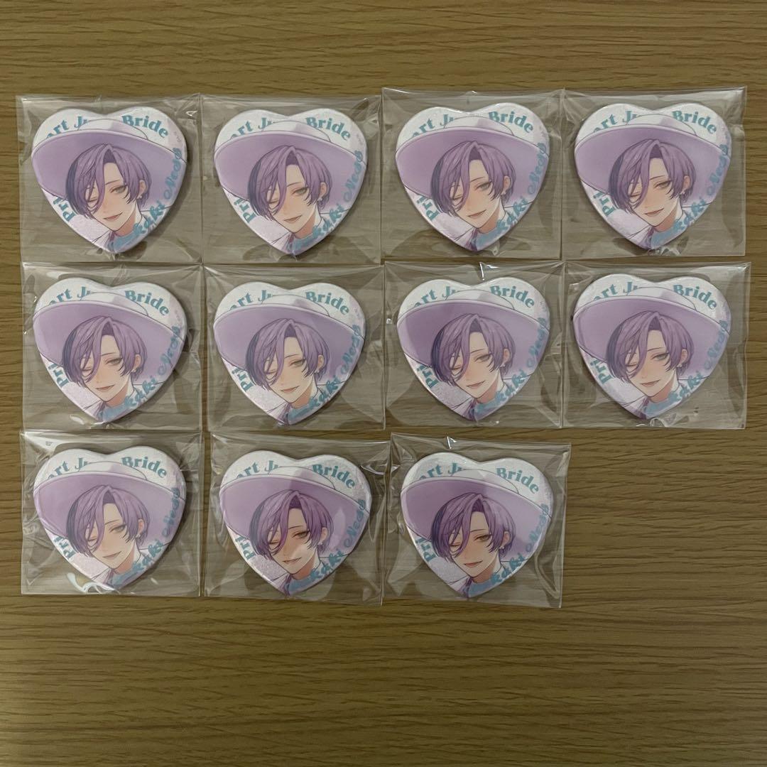 榊ネス 缶バッジ Prism Heart June Bride