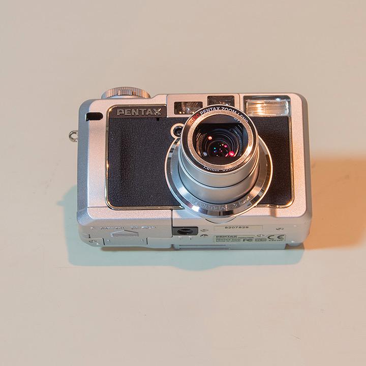PENTAX Optio 750Z バッテリー２つワイドコンバージョンレンズ付き