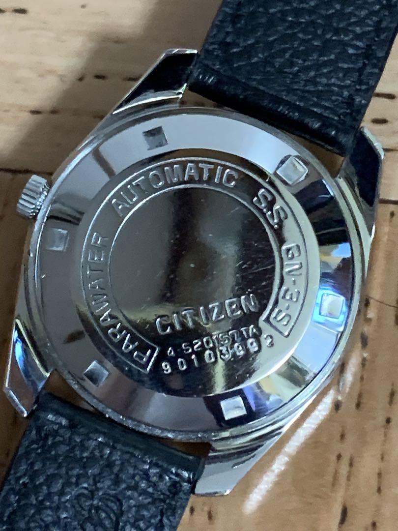 CITIZEN シチズン セブン 4-520157 TA ネイビー文字盤自動巻