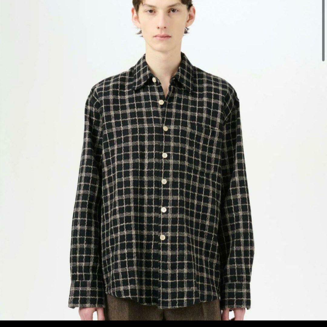 新品 OUR LEGACY Above Shirt 46 チェック シャツ