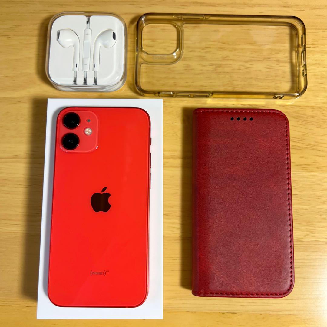 正規品! おまけ付き SIMフリー 128GB レッド mini 12 iPhone - スマートフォン本体 正規品! おまけ付き SIMフリー 128GB レッド mini 12 iPhone - スマートフォン本体
