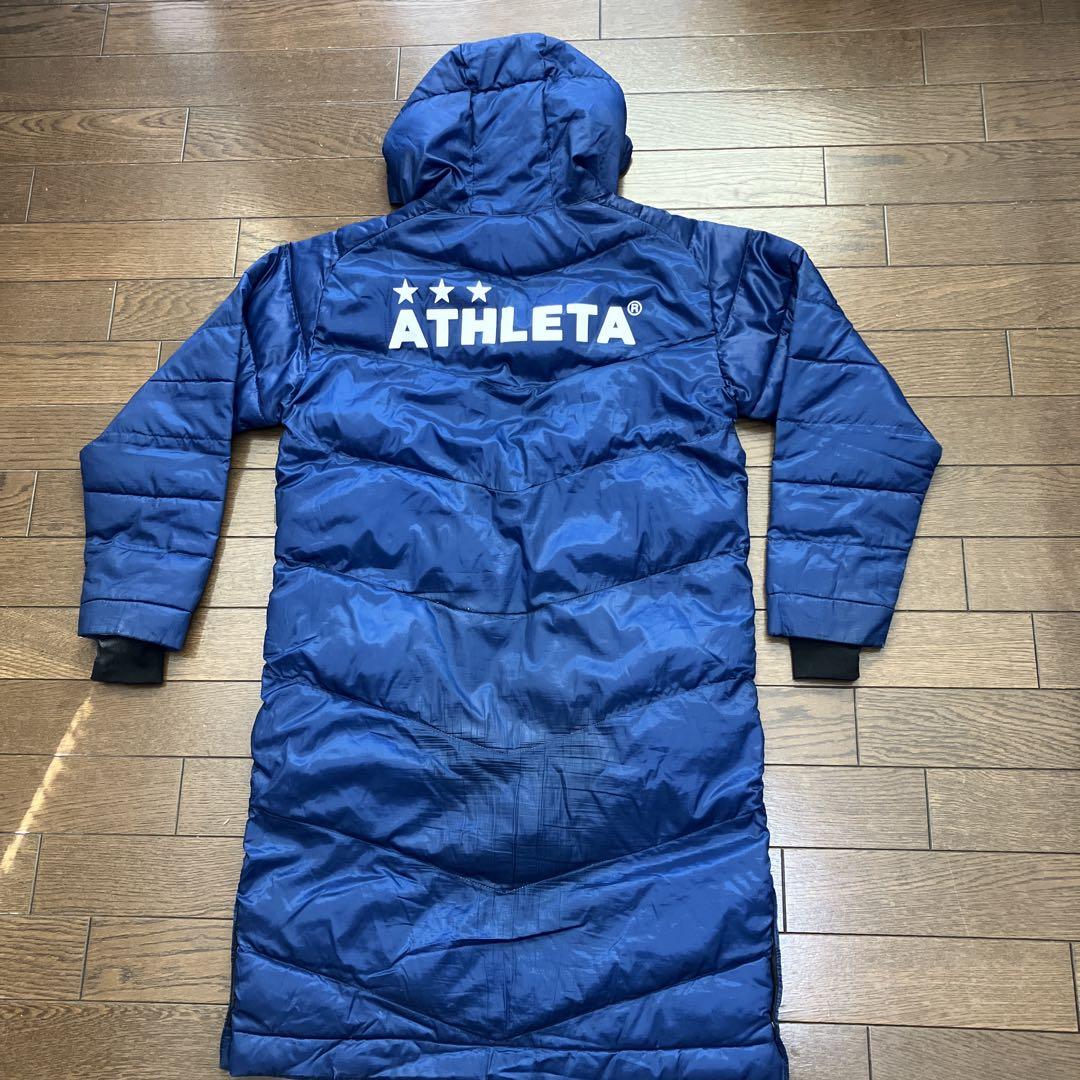 公式ファッションブランド通販サイト ATHLETA ネイビー フード付き ベンチコート ウェア