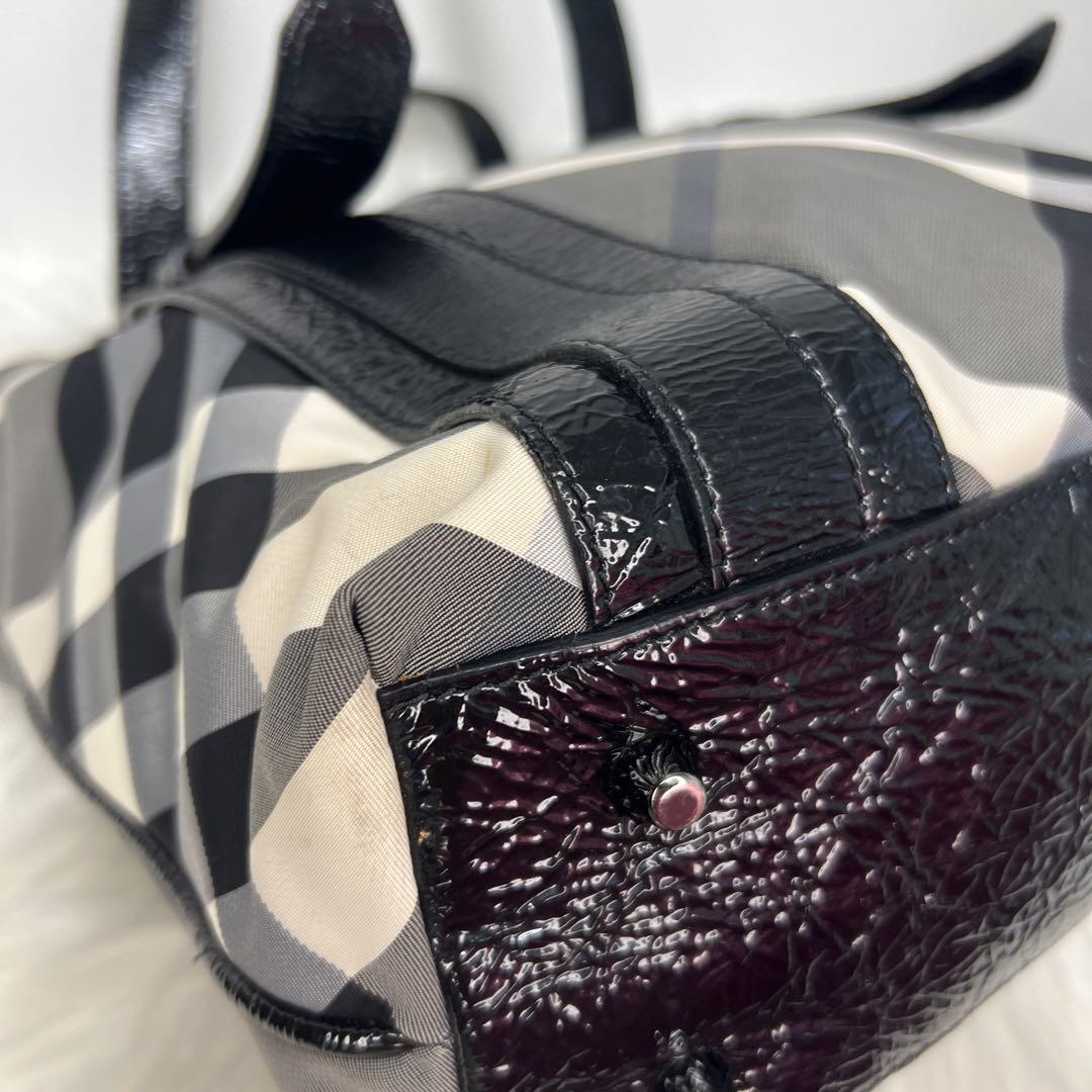 ✨BURBERRY✨トートバッグ レザー ブラウン A4収納可能 ロゴ メンズ トートバッグ | Burberry® 公式サイト