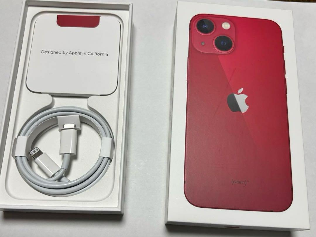 『ゆんこ。』【美品】iPhone13mini 256GB レッド