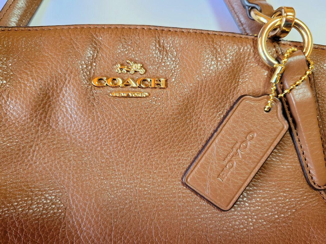 在庫お得 美品 コーチ バック ショルダーバッグ N6snM-m21350804294 本革 COACH 送料無料お得