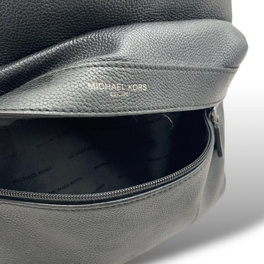 MICHAEL KORS マイケルコース リュック 本革 レザー ブラック 黒