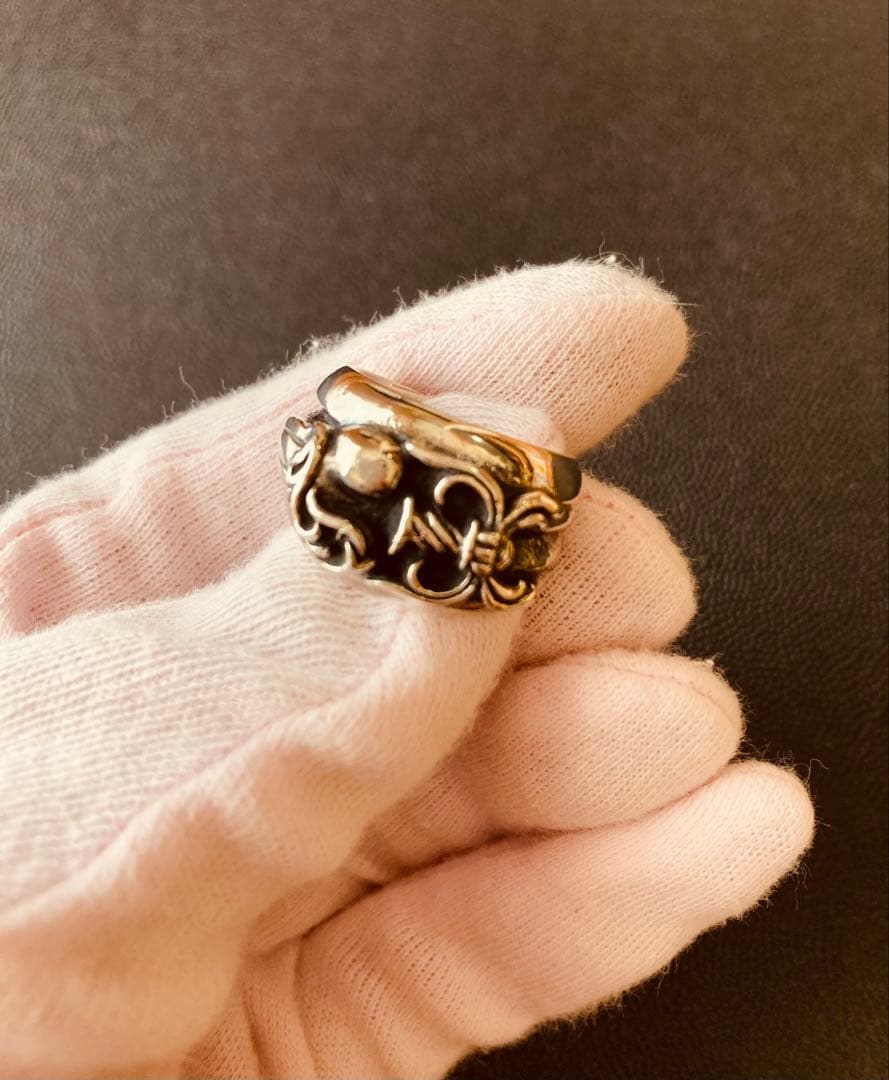 CHROME HEARTS クロムハーツ ダガーハート リング 指輪 CHROME HEARTS クロムハーツ ダガーハート リング 指輪