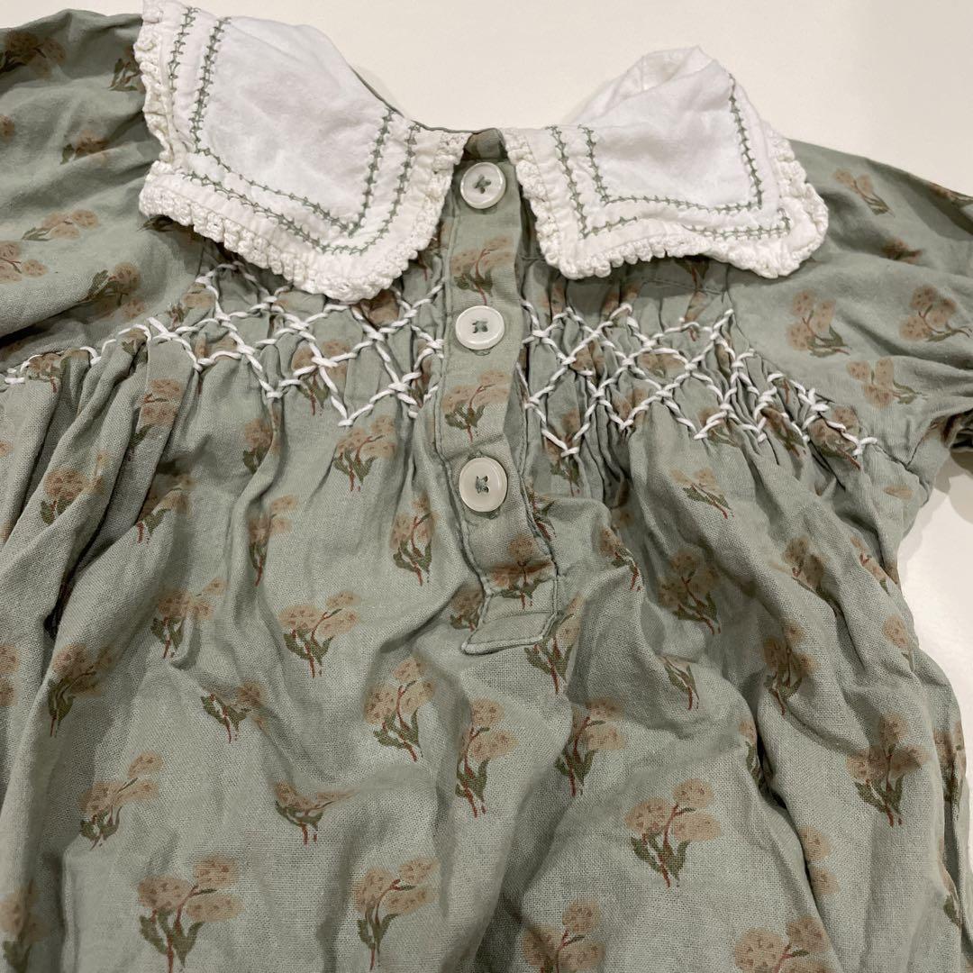 littlecottonclothes PoppyFloral 12-18m ロンパース・カバーオール