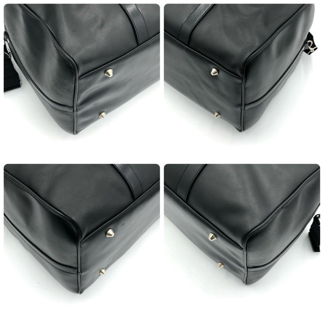 銀座クワトロ ボストンバッグ 2way 大容量 A4 ゴールド金具目立った傷や汚れなし KARIMZIABAT_FR