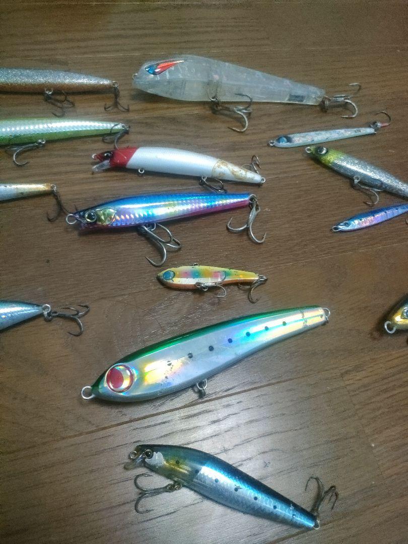 じゅんじゅんソルト用中古ルアーまとめ売り（フック錆等有り） ソルト用中古ルアーまとめ売り（フック錆等有り） ルアー・フライ