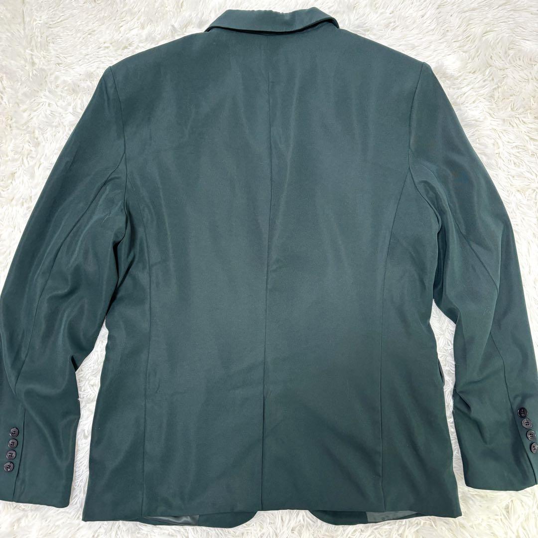 【極美品】2XL相当 洗える スリーピース SHEIN パーティスーツ グリーン