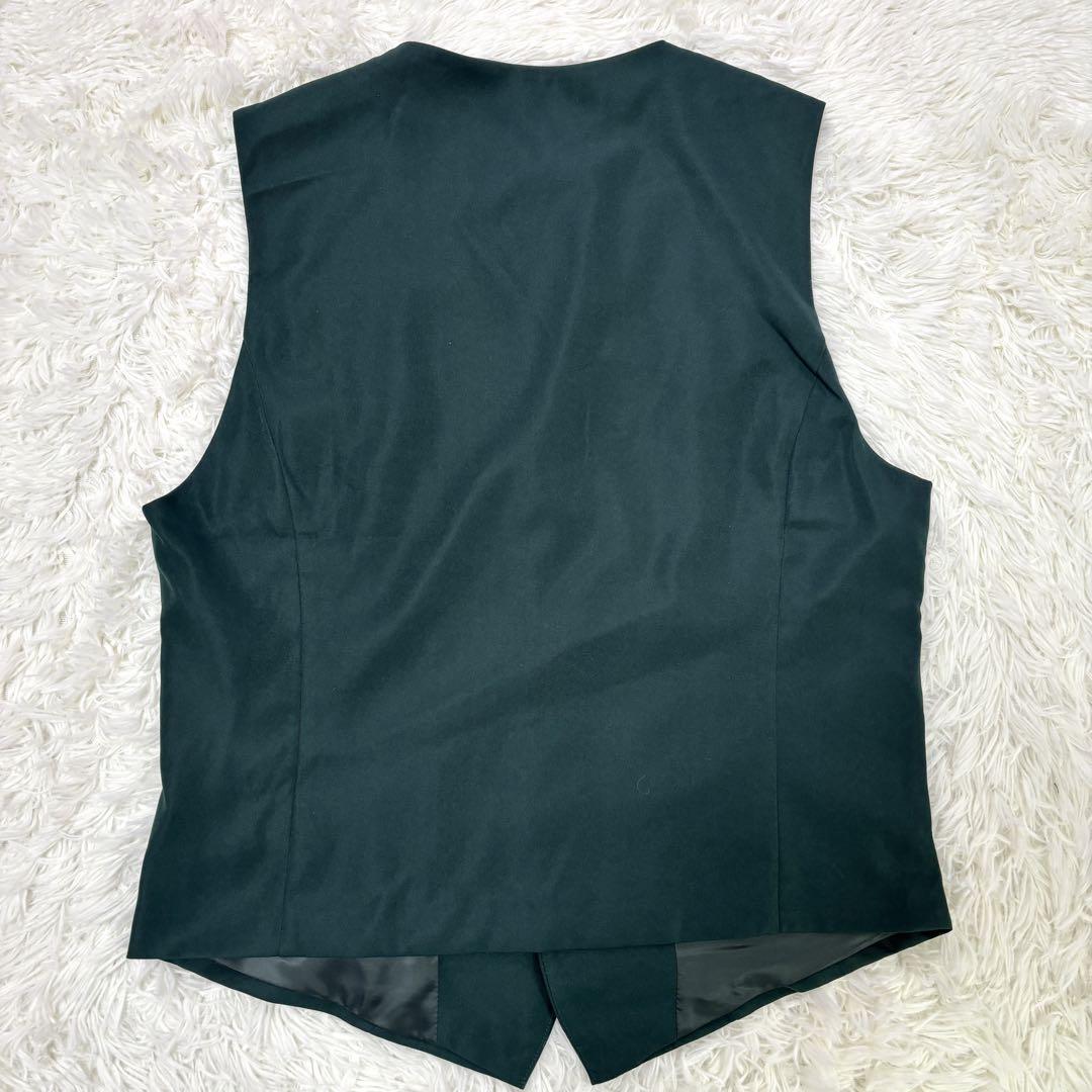 【極美品】2XL相当 洗える スリーピース SHEIN パーティスーツ グリーン