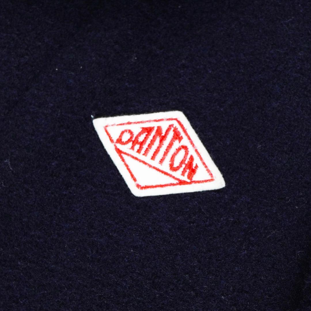DANTON ウールモッサ コート ジャケット ネイビー 42(L)