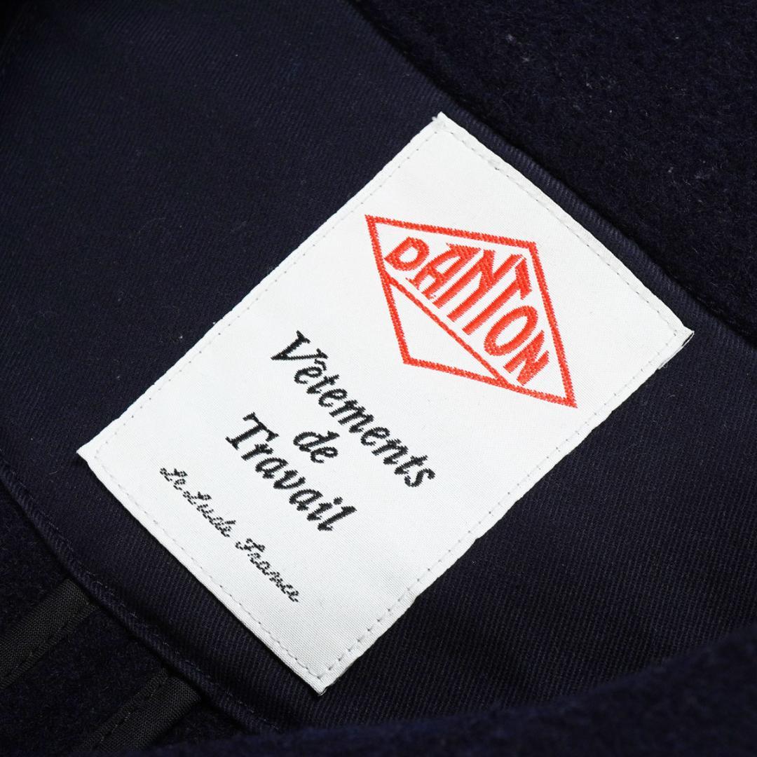 DANTON ウールモッサ コート ジャケット ネイビー 42(L)