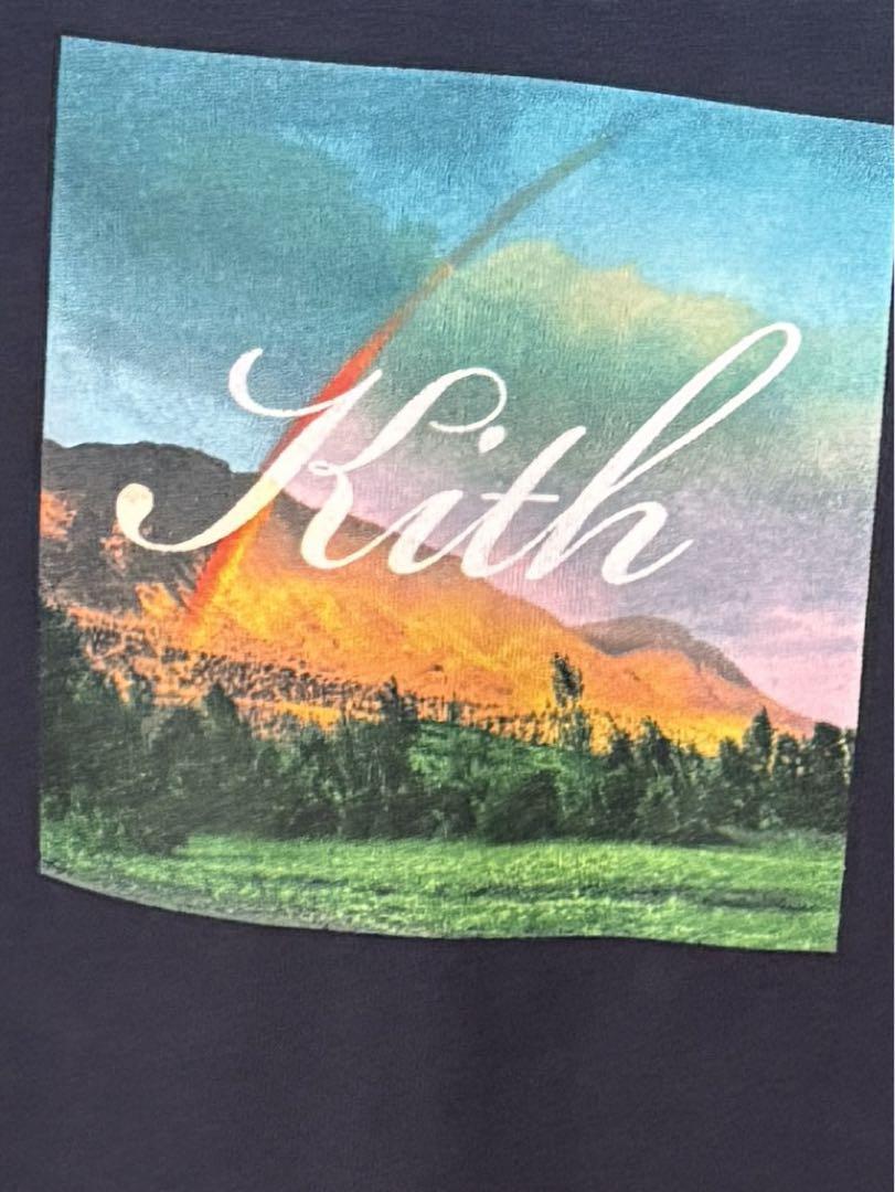 Kith グラフィック Tシャツ Mサイズ ネイビー 美品