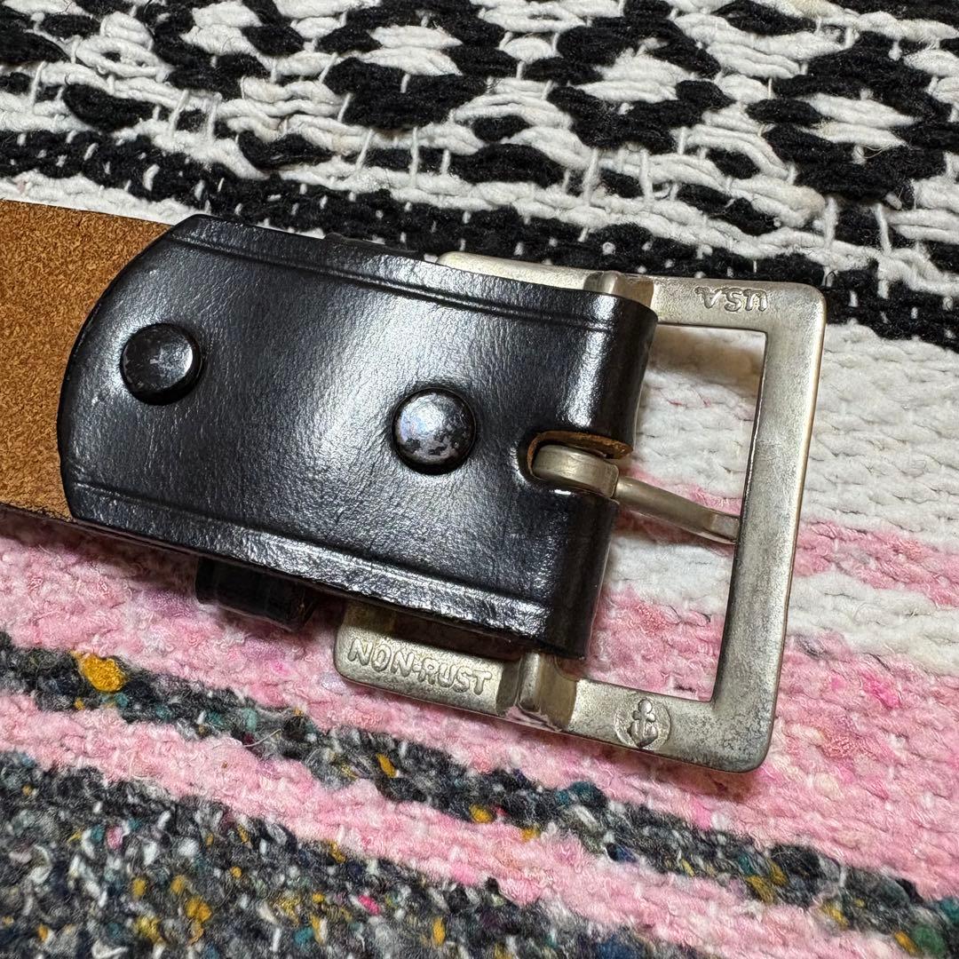 60s ビンテージ ギャリソンベルト ブラック 32 mdprevattcaulkingandwaterproofing.com