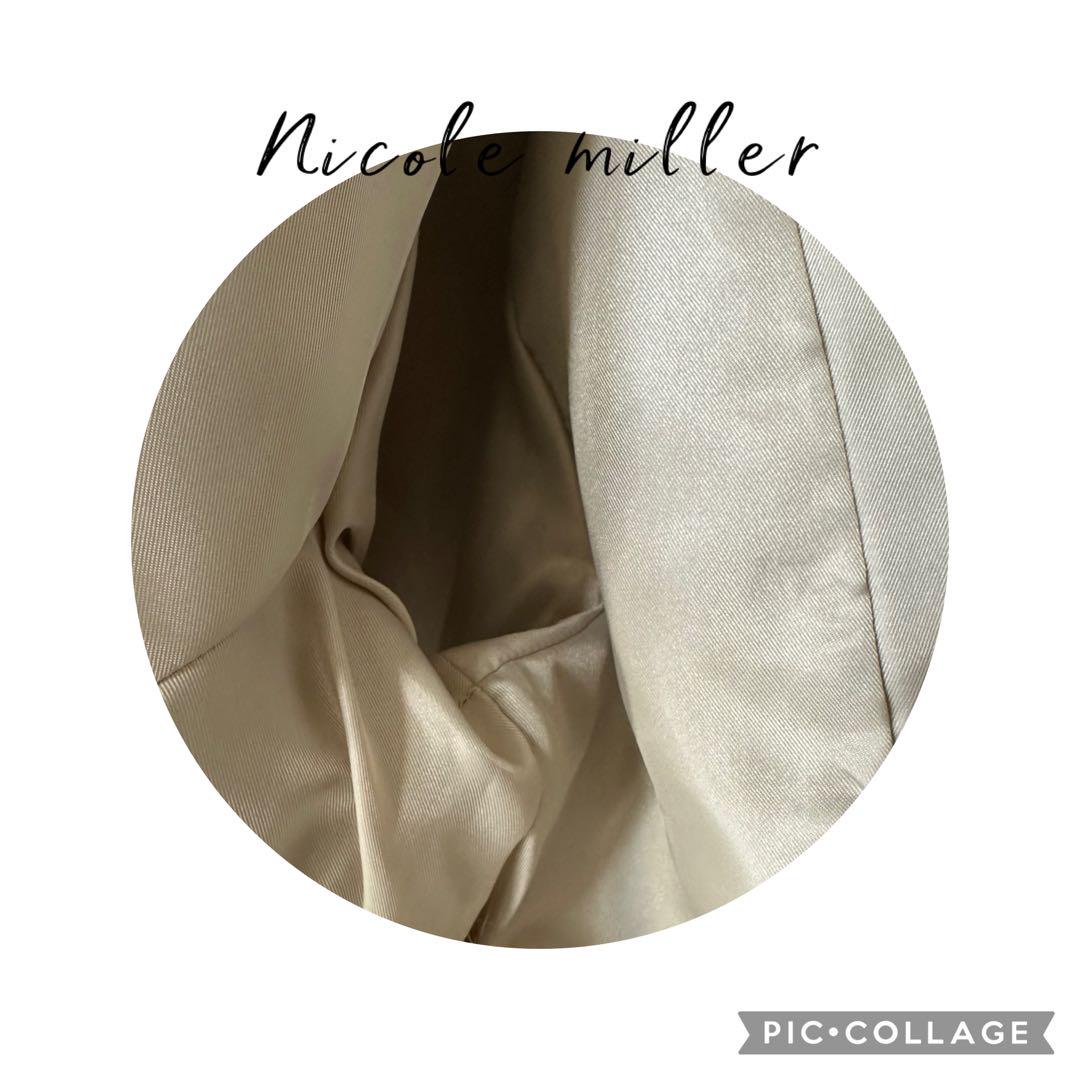 Nicole Miller ニコルミラー 豪華フォックス ベージュ 毛皮
