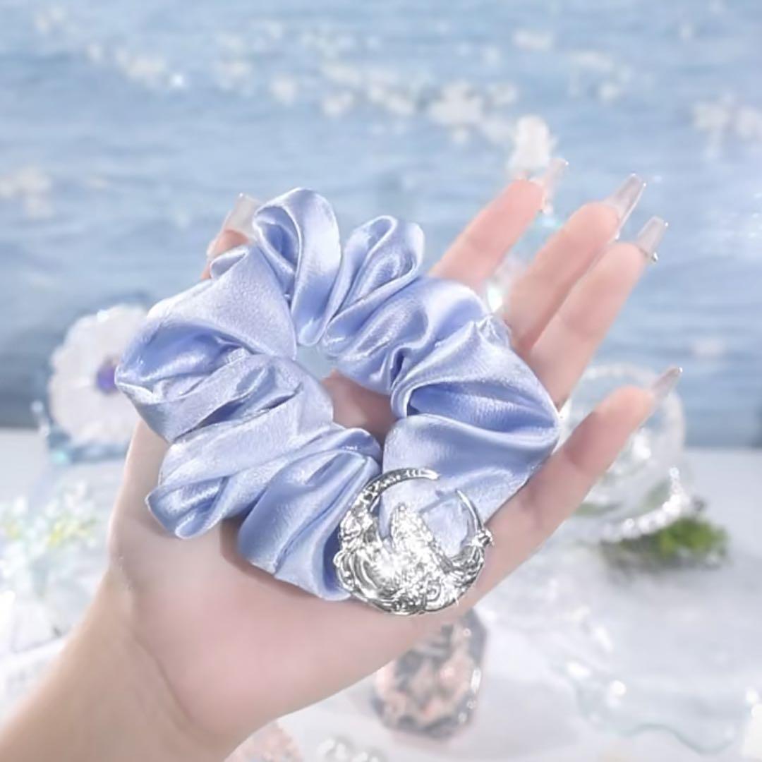 【新品7点セット】フラワーノーズ　月光人魚　ハンドミラー＆ヘアクリップ＆シュシュ