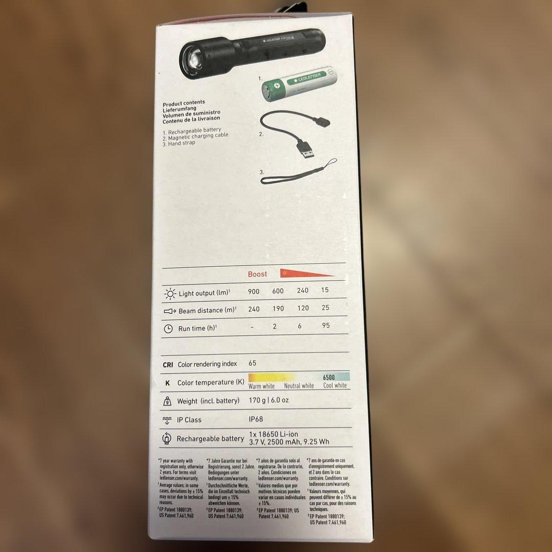 LEDLENSER P6R CORE 懐中電灯 900ルーメン